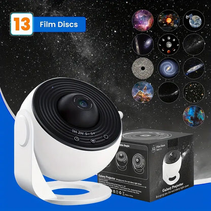 Galaxy Projector with 13 Film Discs – Bring the Universe to Your Room